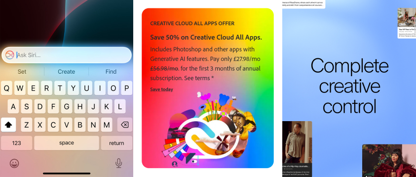 Apple use them for the Apple Intelligence Generative AI features. Adobe use them for the Creative Cloud brand. Patreon use them in many parts of their branding.